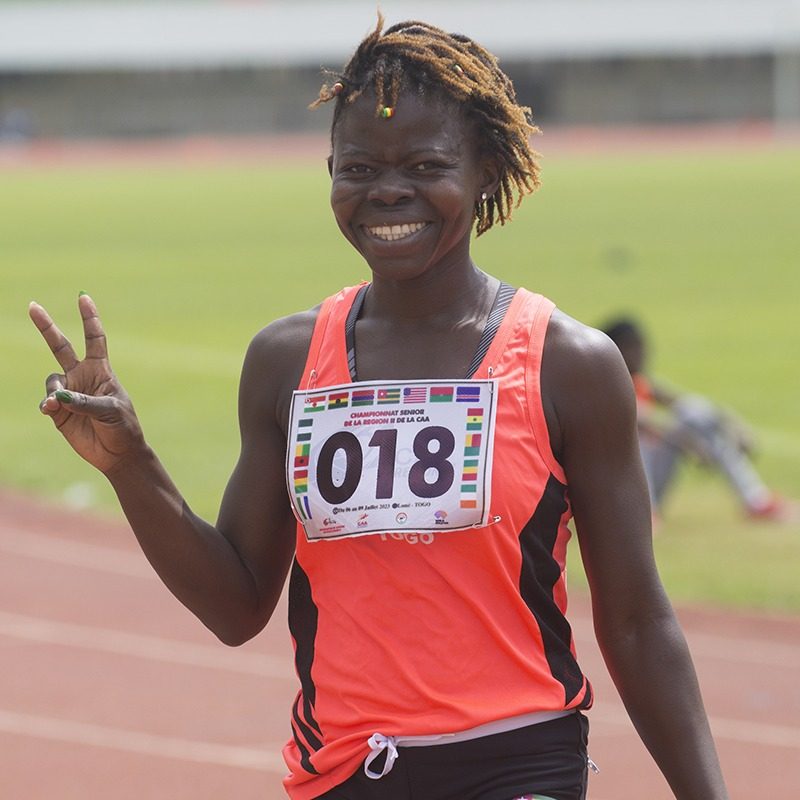 Anaming Meheza Thérèse lors des championnats nationaux 2025