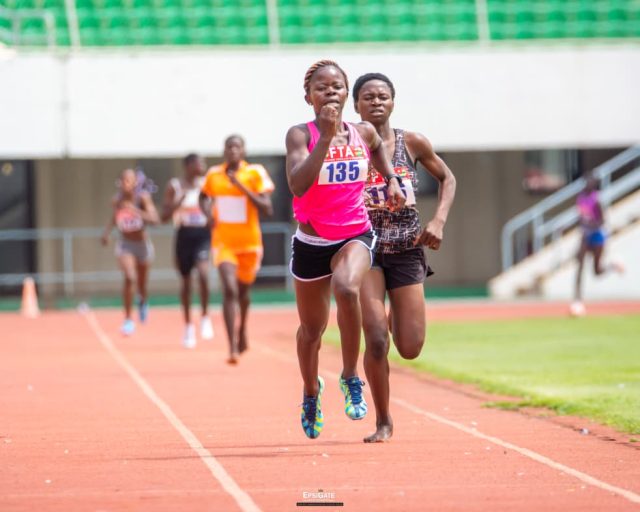 Anaming Meheza Thérèse lors des championnats nationaux 2025 Anaming Meheza Thérèse lors des championnats nationaux 2025