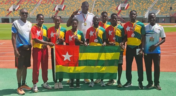 Succès éclatant pour le Togo aux 2e Jeux de la Zone 3 de l’ACNOA au Burkina Faso : des performances remarquables en athlétisme